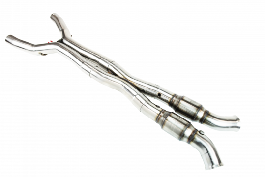KOOKS 3" SS GREEN CATTED X-PIPE CONNECTS TO OEM 2014-2019 CORVETTE