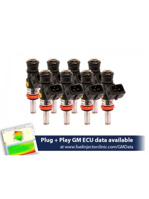 1200CC (130 LBS/HR AT OE 58 PSI FUEL PRESSURE) FIC FUEL INJECTOR CLINIC INJECTOR SET FOR LS3, LS7, LSA, L76, L92, AND L99 ENGINES (HIGH-Z)