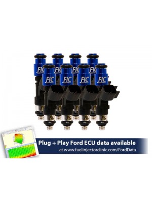 775CC (74 LBS/HR AT 43.5 PSI FUEL PRESSURE) FIC FUEL INJECTOR CLINIC INJECTOR SET FOR MUSTANG GT (2005-2016 )/GT350 (2015-2016)/ BOSS 302 (2012-2013)/COBRA (1999-2004) (HIGH-Z)