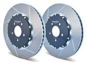 Front 2-Piece Rotors for S197 Mustang with Brembo Calipers