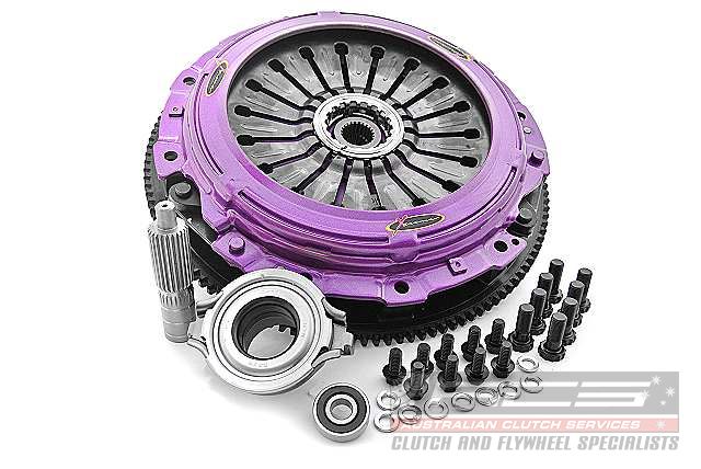 Xtreme Clutch 230mm Race Carbon Blade Twin Plate Clutch Kit Incl SMF - 2000nm