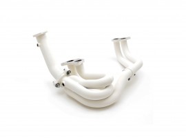 RCM WHITE CERAMIC COATED UN-EQUAL LENGTH STAINLESS STEEL TUBULAR EXHAUST MANIFOLD