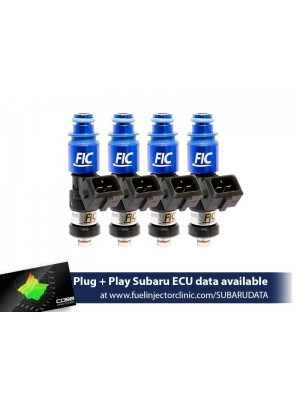 1650CC FIC SUBARU WRX('02-'14)/STI ('07+) FUEL INJECTOR CLINIC INJECTOR SET (HIGH-Z) (Solder-in Pigtails)
