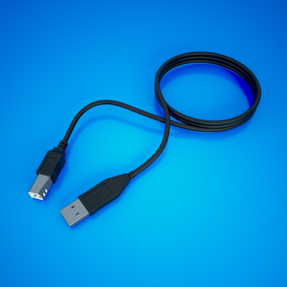 USB A to B 3′ Cable for MPVI