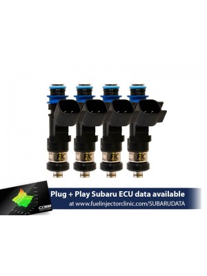 650CC SUBARU WRX('02-'14)/STI ('07+) FUEL INJECTOR CLINIC INJECTOR SET (HIGH-Z) (Solder-in Pigtails)